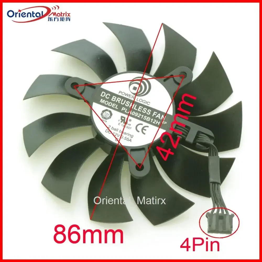 Gpu Cooler - PLA09215B12H พัดลม GPU 12V 0.55A ขนาด