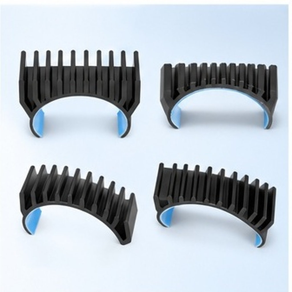 Heatsink - ฮีทซิงค์อะลูมิเนียมทรงโค้งสำหรับสเต็ปเปอร์มอเตอร์ แบบมีกาวในตัว แผ่นระบายความร้อน ช่วยกระจายความร้อน สำหรับเครื่องพิมพ์ 3