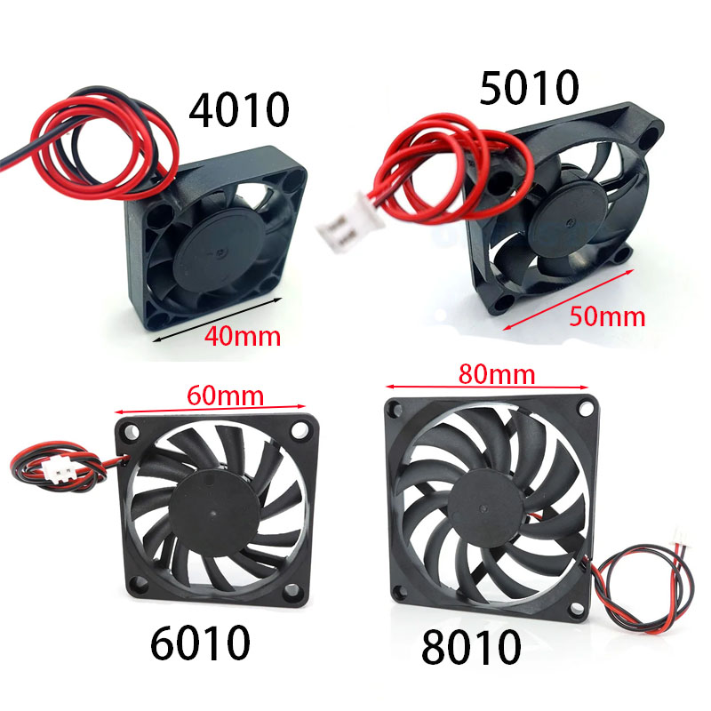 Cpu Fan - พัดลมระบายความร้อน 5V 12V 24V รุ่น 4010