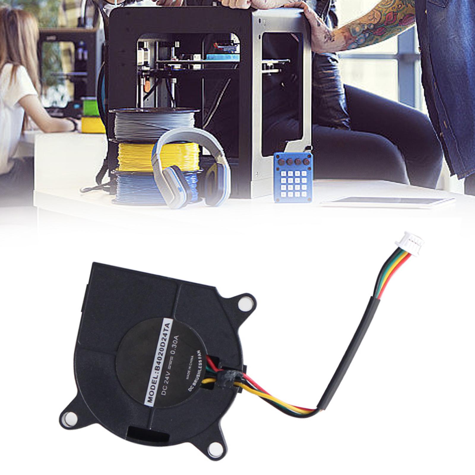 Heatsink - พัดลมระบายความร้อน 24V รุ่น 4020 มอเตอร์ไร้แปรงถ่าน ความเร็วสูง