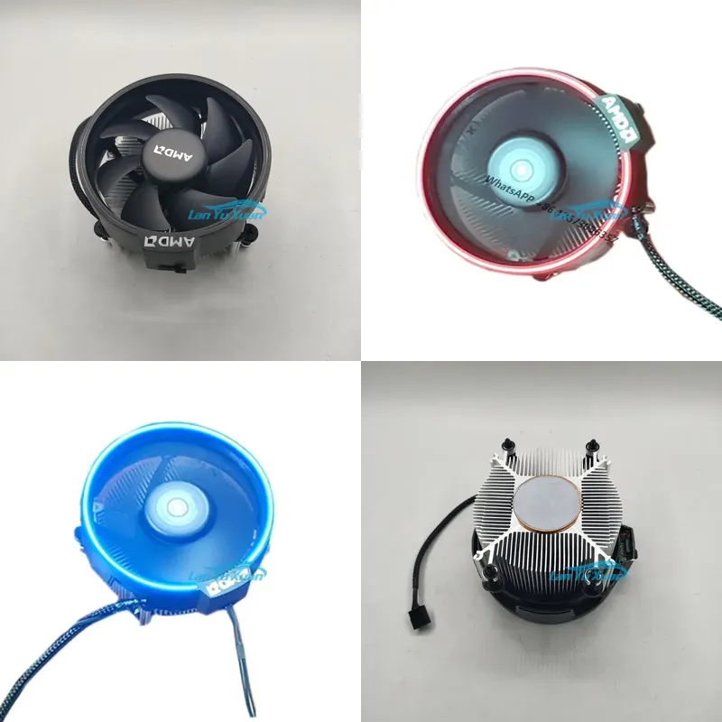 Cpu Fan - แบรนด์สำหรับผู้ผลิตโดยตรง AM4 Wraith Prism พร้อมพัดลมระบายความร้อน CPU