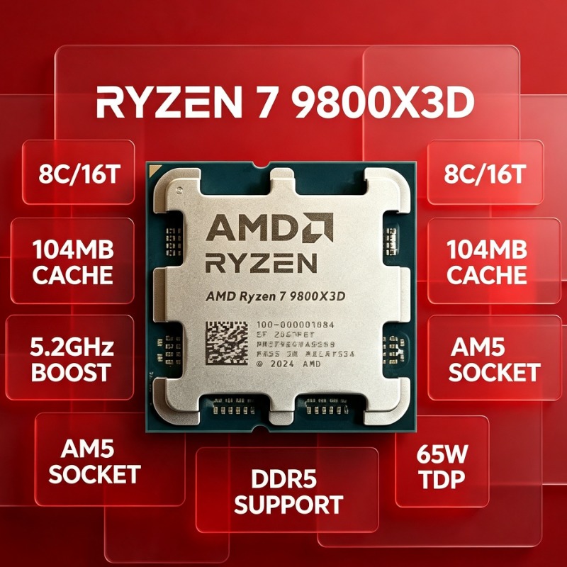 โปรเซสเซอร์เกมมิ่ง R7 9800X3D  - Cpu Fan บทวิจารณ์และราคา