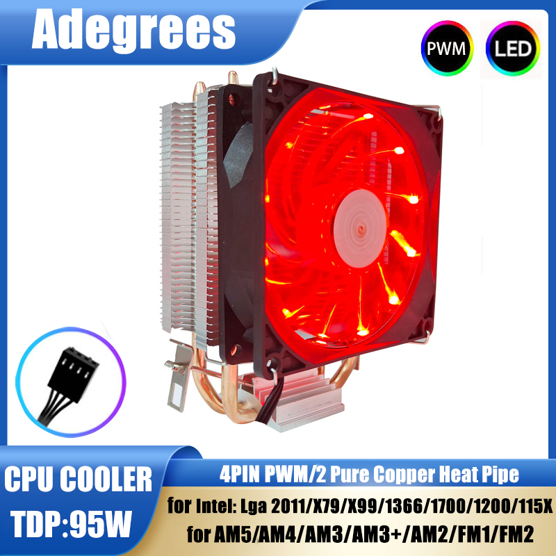 2 ท่อความร้อน CPU Cooler Tower - Cpu Heatsink บทวิจารณ์และราคา