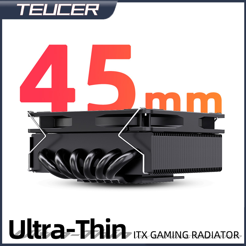 Teucer ความสูง 45 มม.CPU Coole - Cpu Heatsink บทวิจารณ์และราคา