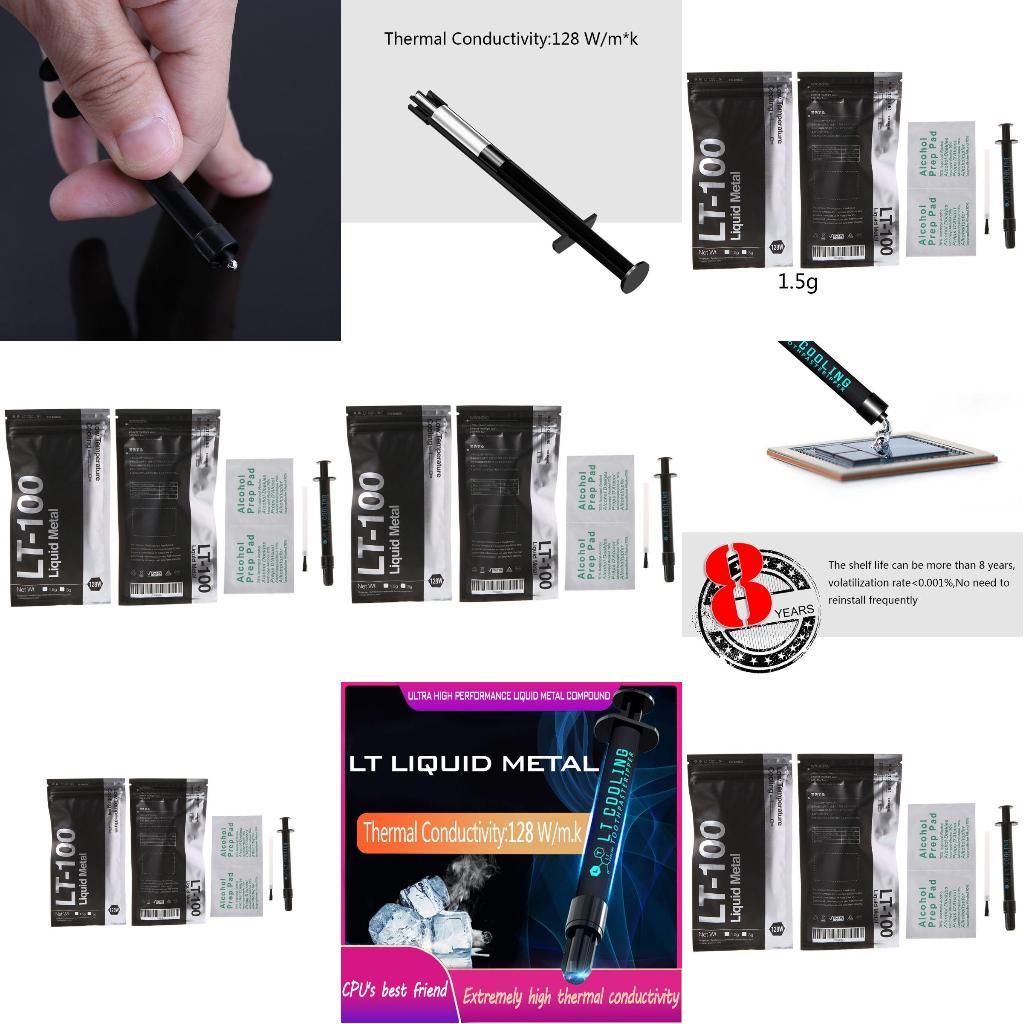 LT-100 โลหะเหลวความร้อนนำความร - Thermal Paste บทวิจารณ์และราคา